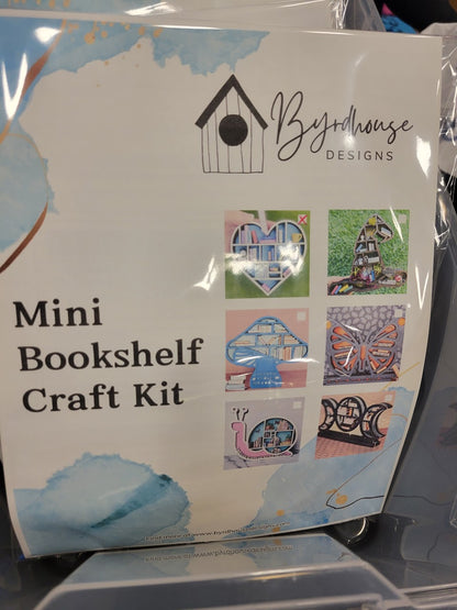 Miniature Bookshelf Building Kit DIY