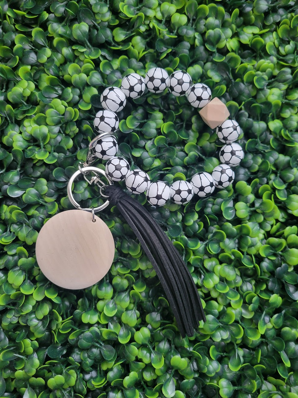 Personalized Sports Wristlet Keychain | Choose Volleyball Soccer Baseball Softball Basketball Dance