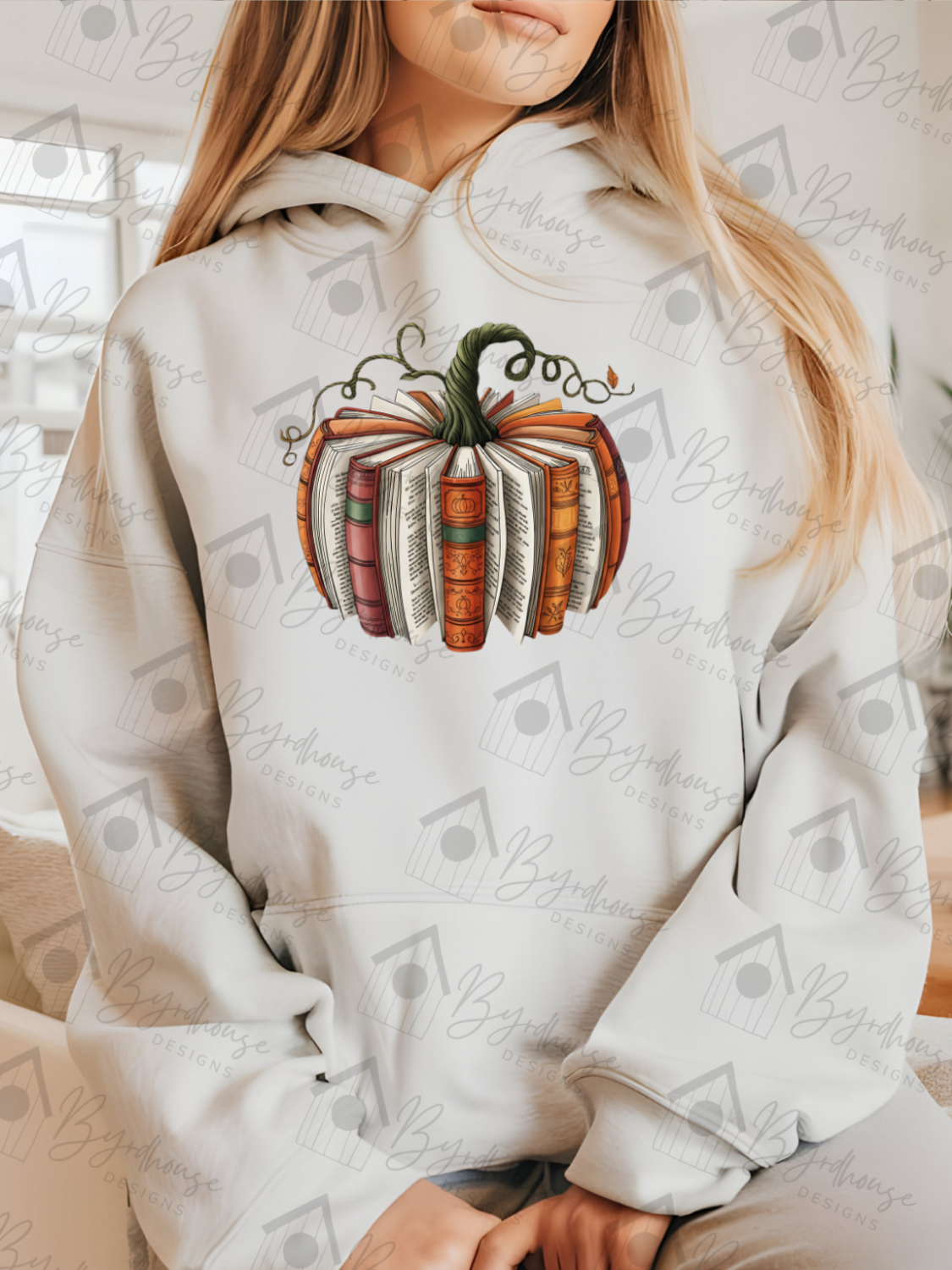 Book Pumpkin | Sweatshirt or Hoodie Unisex