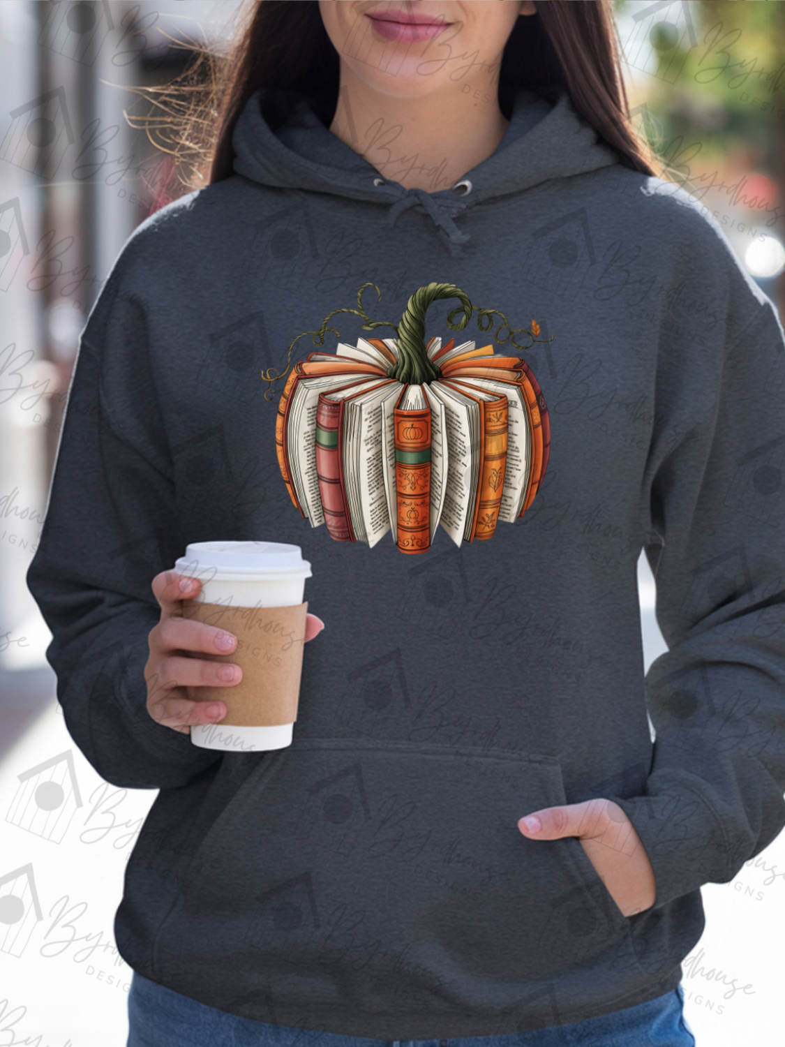 Book Pumpkin | Sweatshirt or Hoodie Unisex