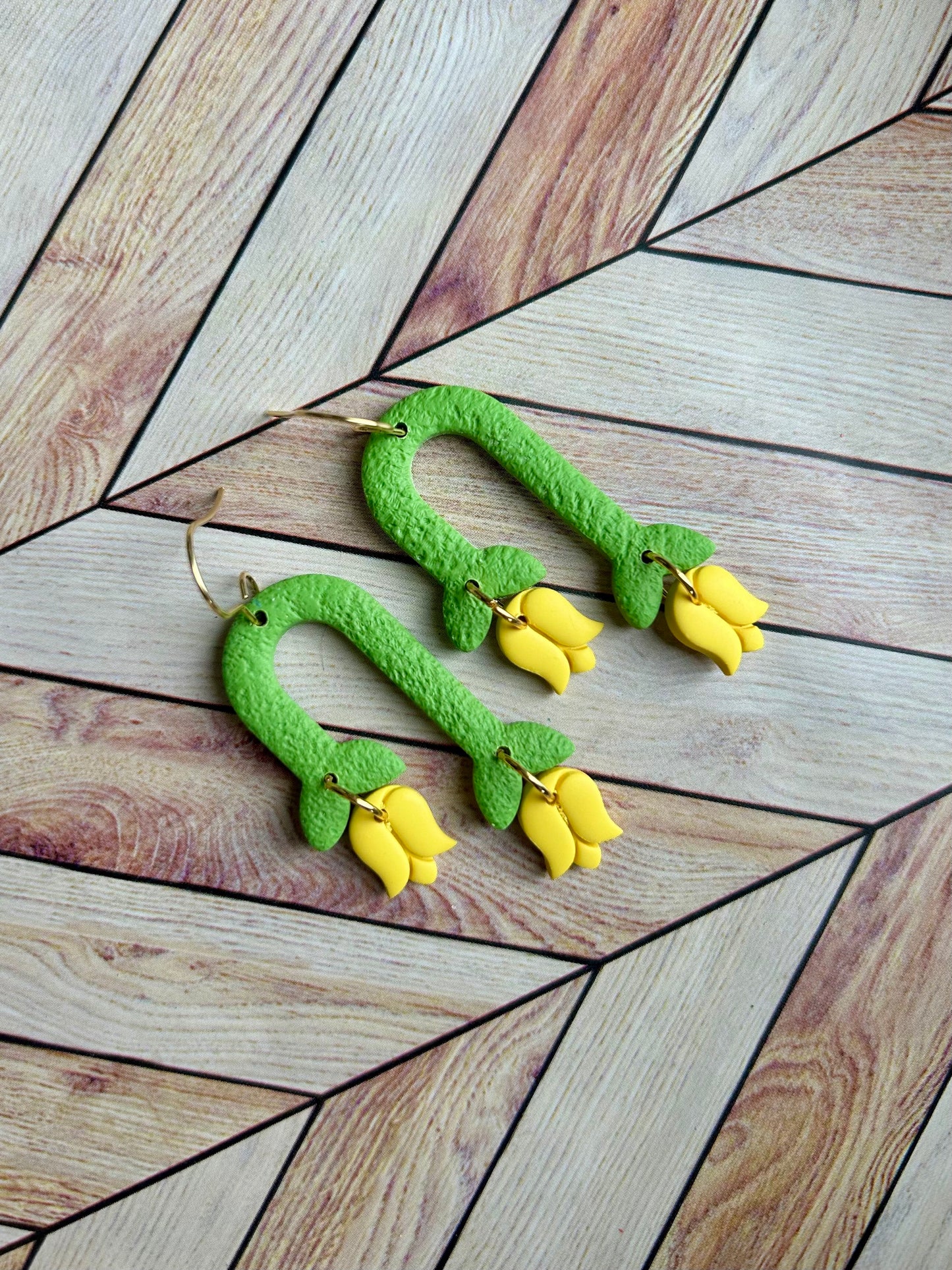 Tulip Drops | Floral Dangles