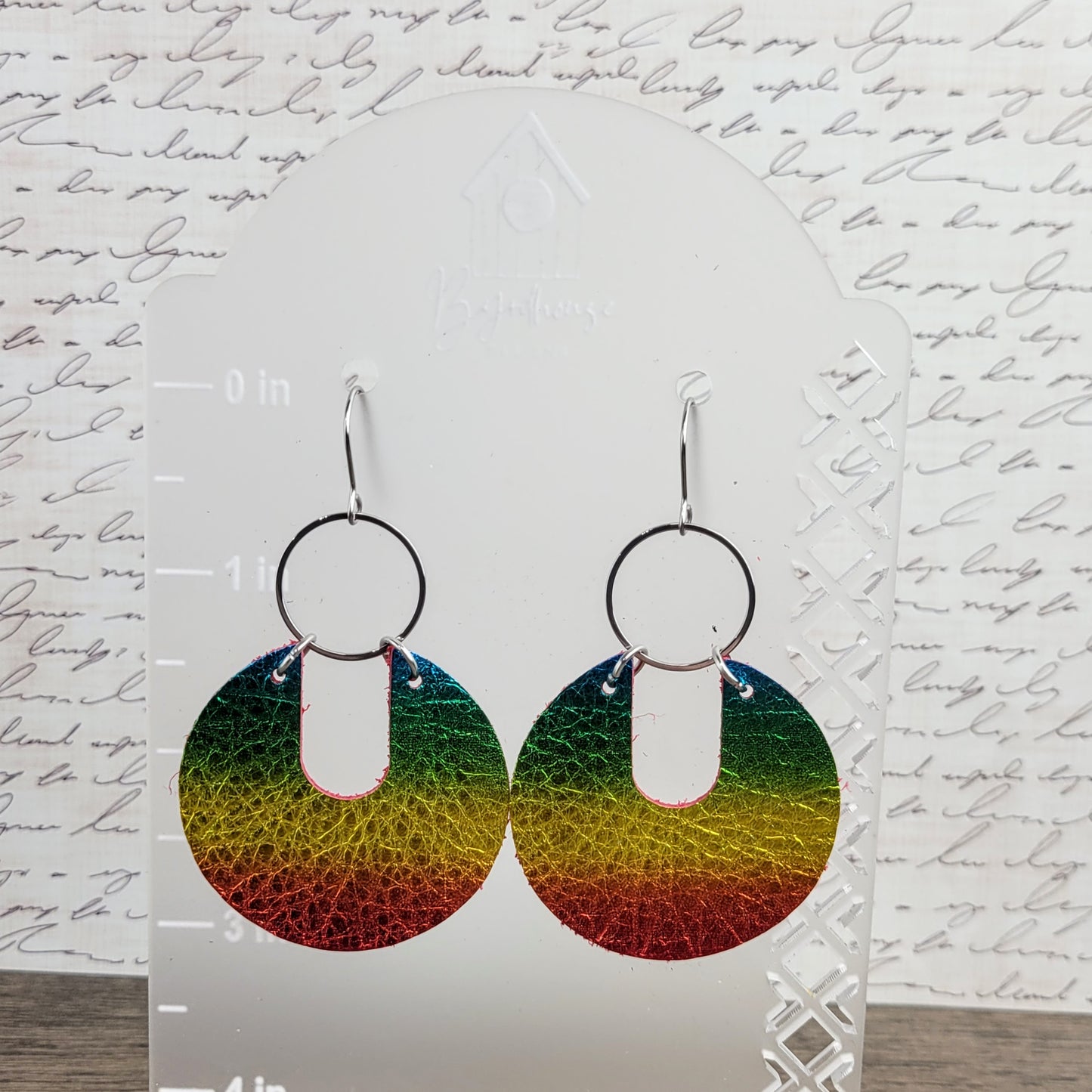 Boho Sunray with Ring Connector | Rainbow