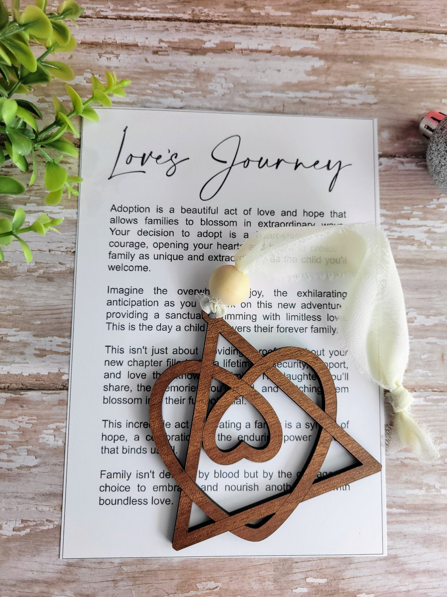 Story Card Ornament