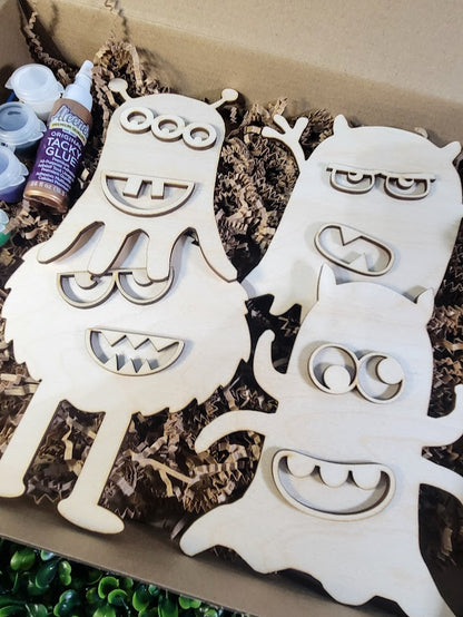 Mix and Match Monsters DIY Paint Kit