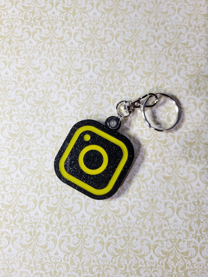 Social Media Website Payments NFC Tag Keychain