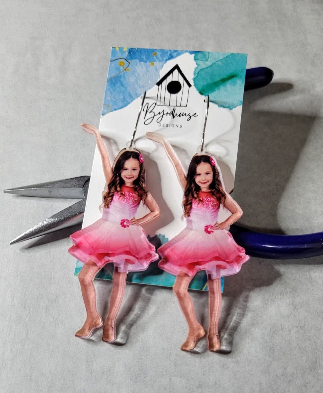 Custom Photo Earrings - Use Your Own Picture