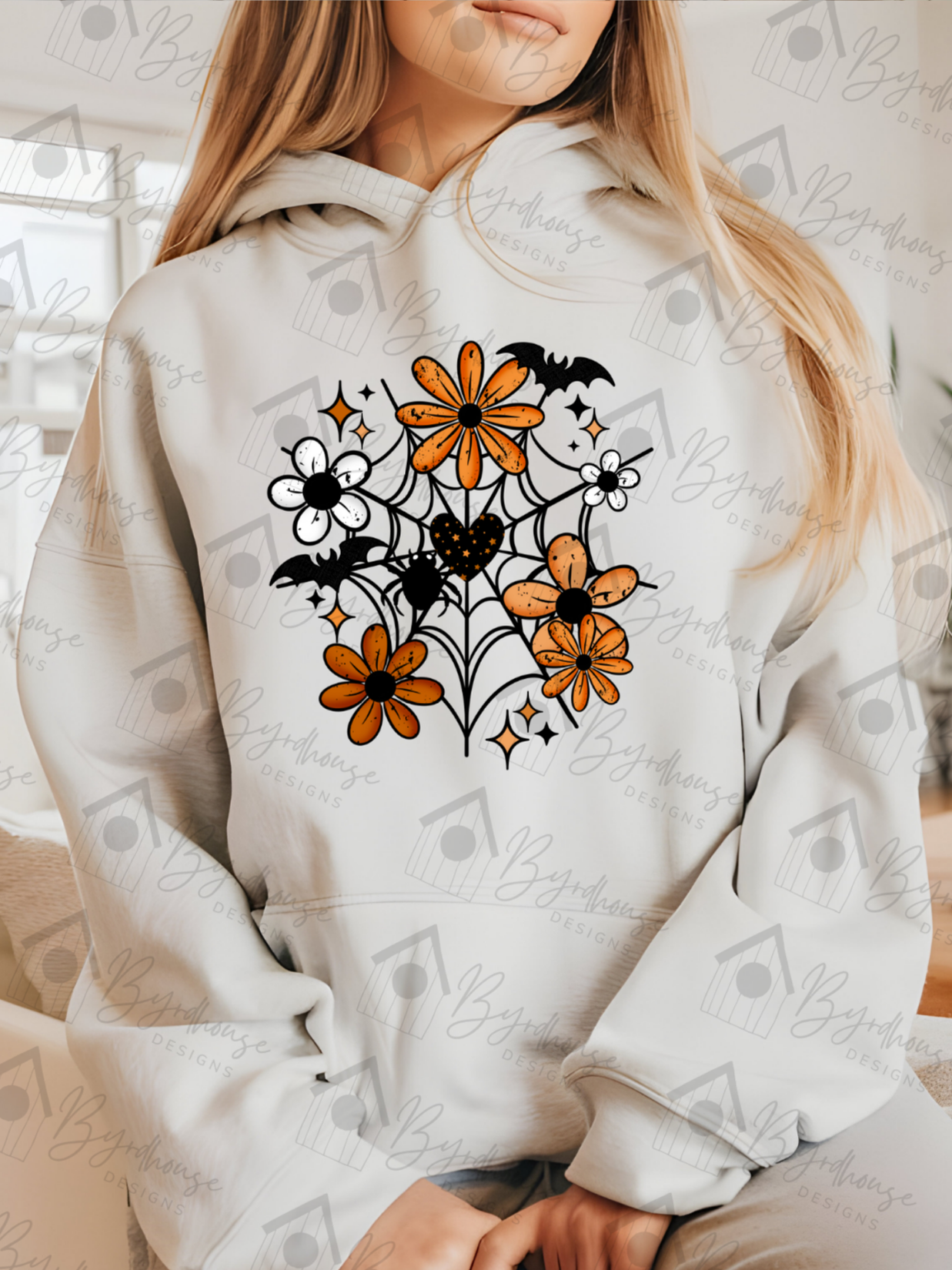 Floral Spiderweb | USA Cotton | Unisex Tshirt Hoodie Sweatshirt