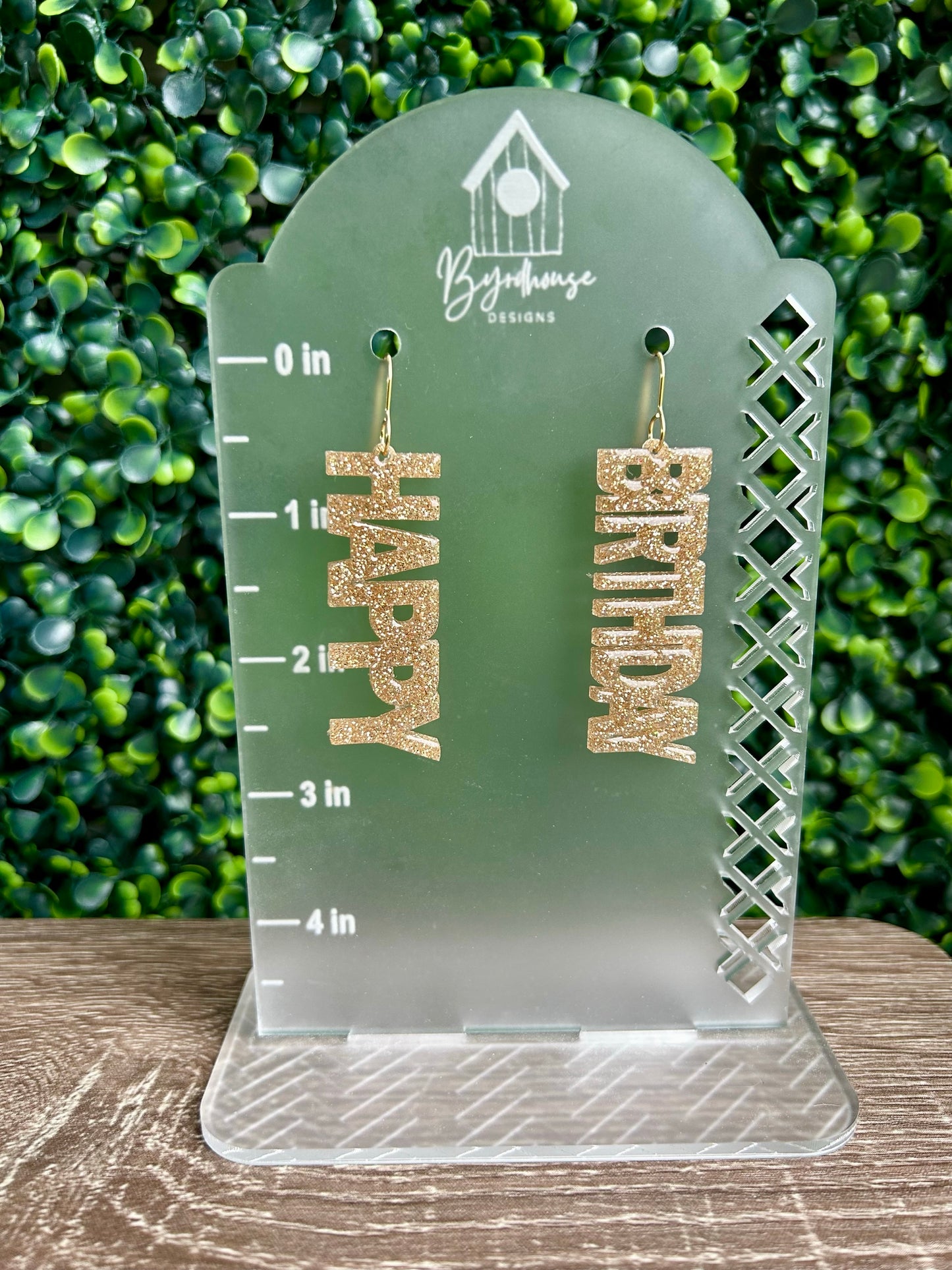 Happy Birthday Dangles | Celebration Earrings