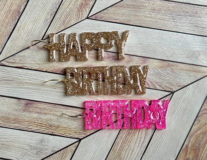 Happy Birthday Dangles | Celebration Earrings