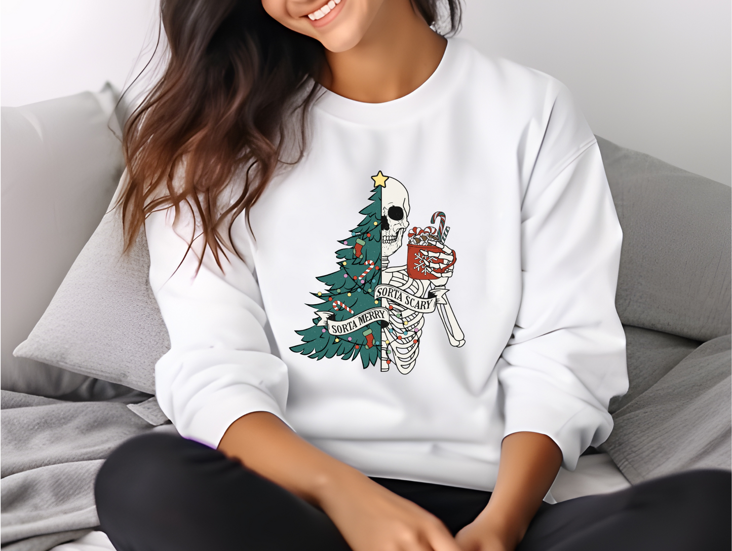 Christmas Sweatshirt Sublimated Pick your Design Byrdhouse Designs