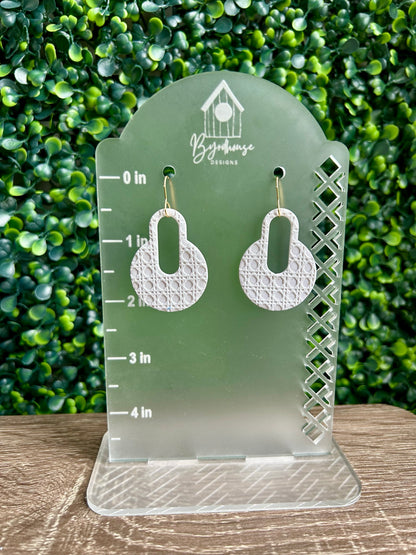Signature Bauble Dangles | Floral Earrings | Rattan