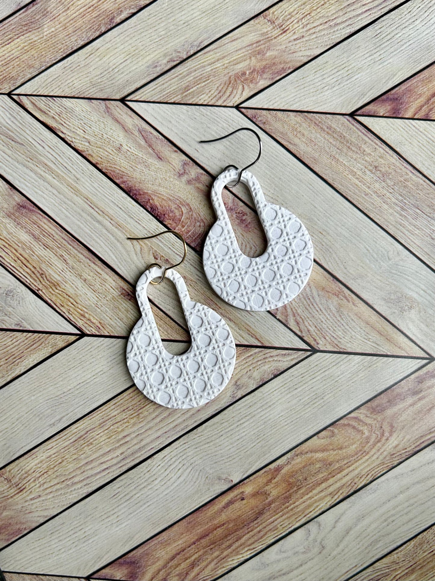 Signature Bauble Dangles | Floral Earrings | Rattan