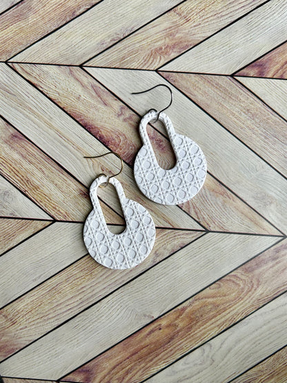 Signature Bauble Dangles | Floral Earrings | Rattan