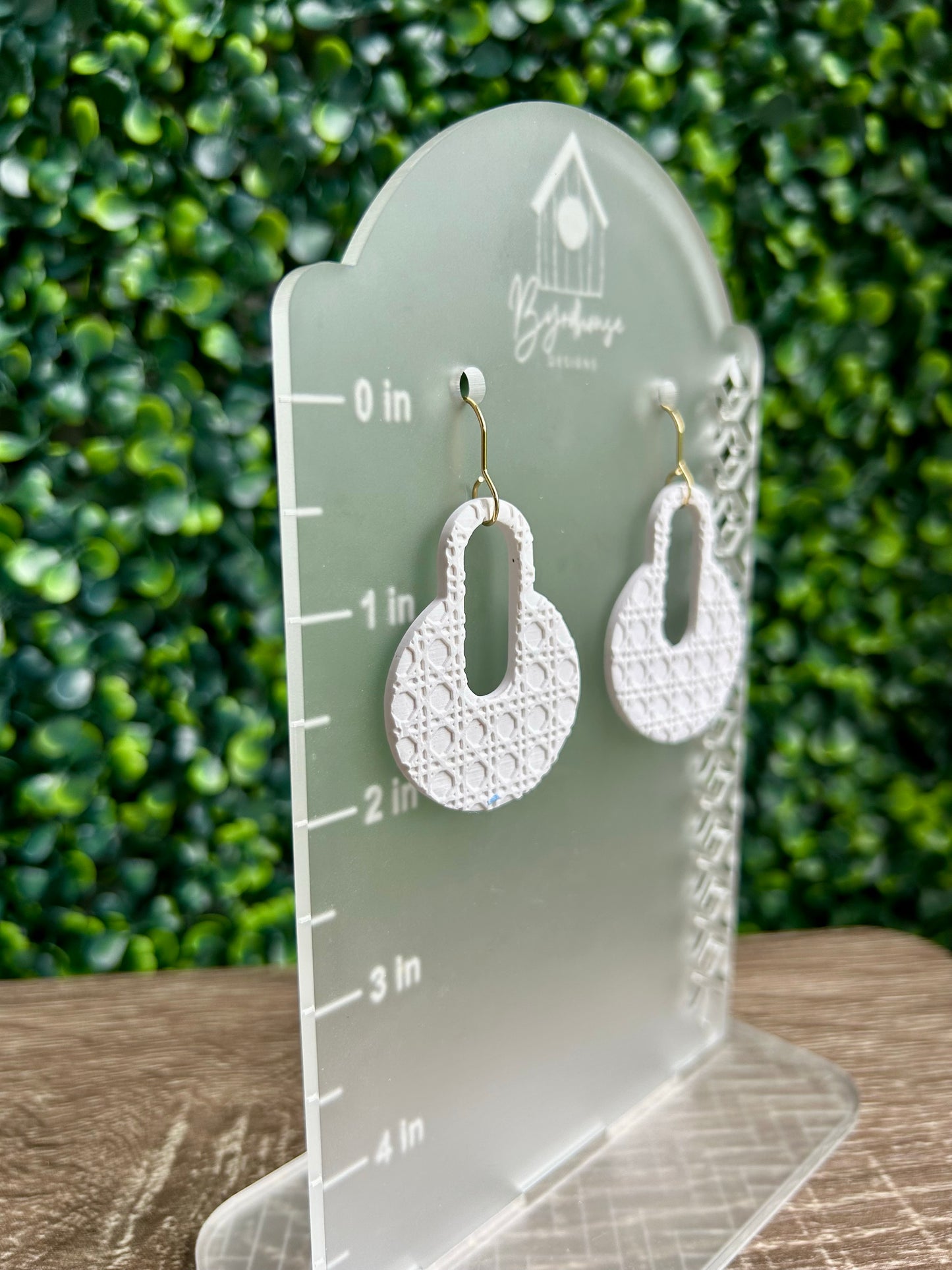 Signature Bauble Dangles | Floral Earrings | Rattan