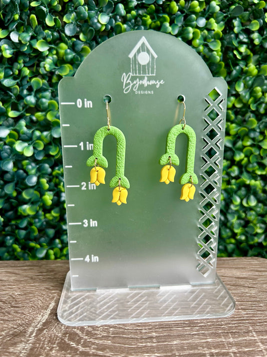 Tulip Drops | Floral Dangles